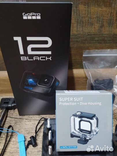 GO Pro 12 + аквабокс +набор креплений