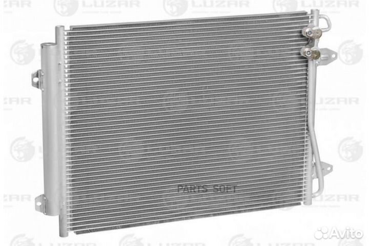 Luzar lrac181D Радиатор кондиционера с ресивером V