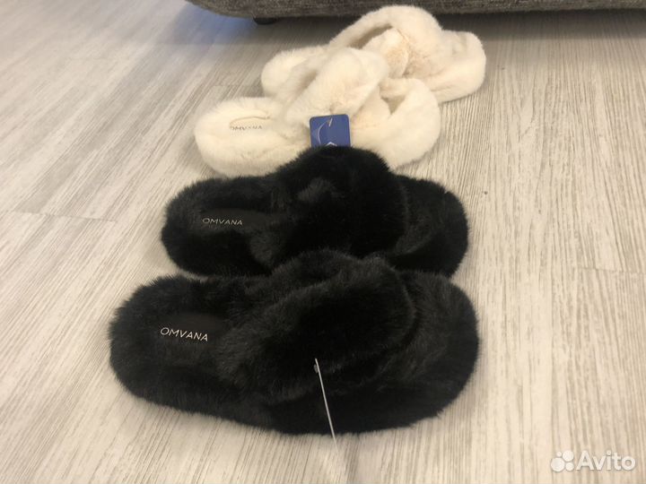 Тапочки женские меховые