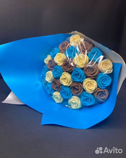 Букет - 29 Роз из Бельгийского Шоколада