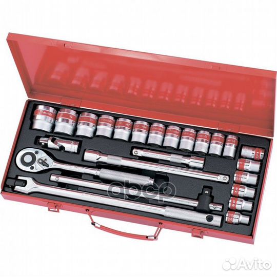 Набор слесарно-монтажный (24 предмета, головки