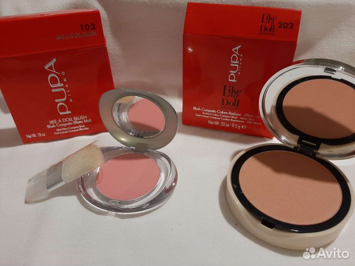 Помада, румяна pupa. Оригинал