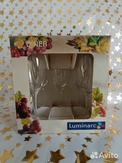 Фужеры для шампанского люминарк