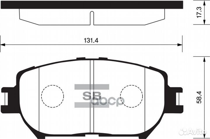Колодки тормозные передние 0446533240 04465333