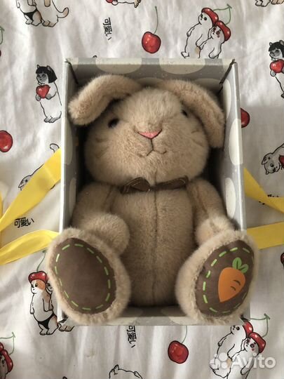 Милый зайчик мягкая игрушка 25 см