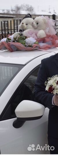 Свадебные украшения на машину