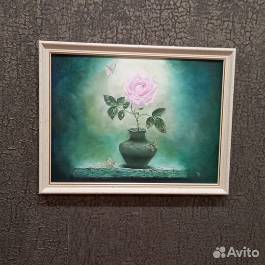 Картина маслом на холсте цветы