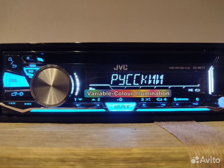 Магнитола JVC KD-R577 (Original) 1din