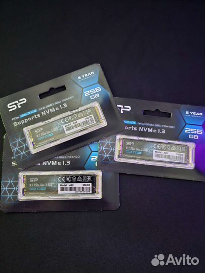 Накопитель SSD M.2 256Gb Silicon Power A60