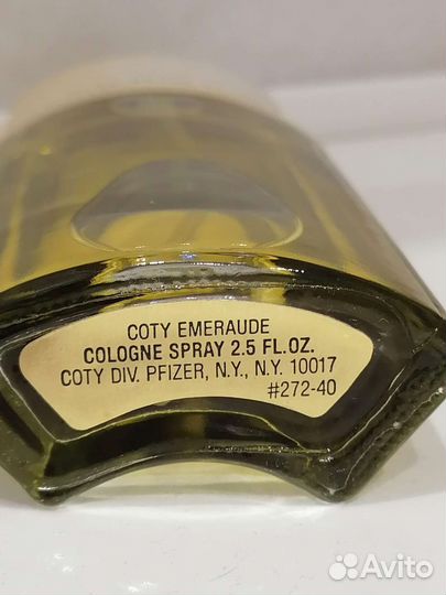 Coty Emeraude едс 75мл.Винтаж