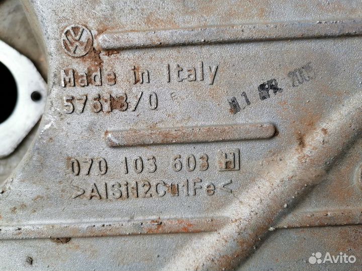 Поддон VW Touareg 2.5 TDI 070103603h