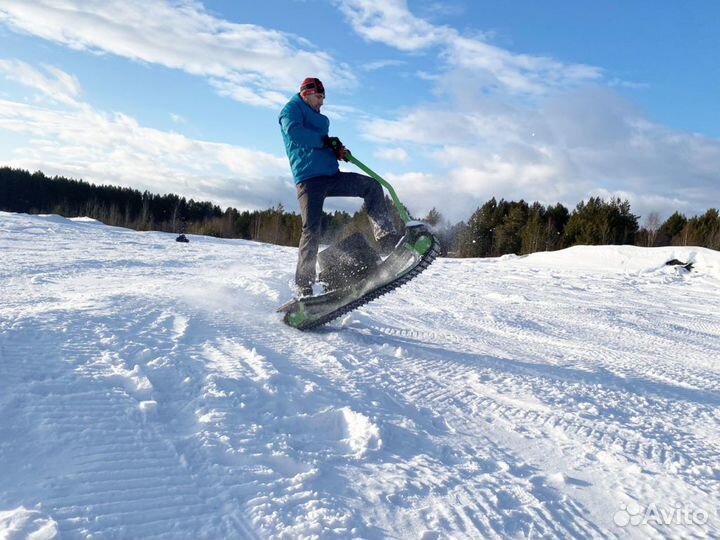 Мотосноуборд 8.л.с