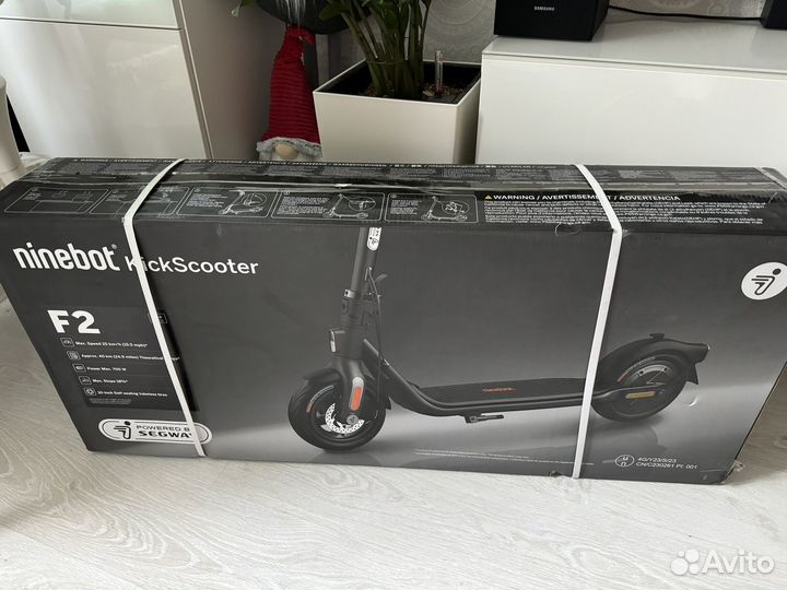 Новый электросамокат Ninebot KickScooter F2