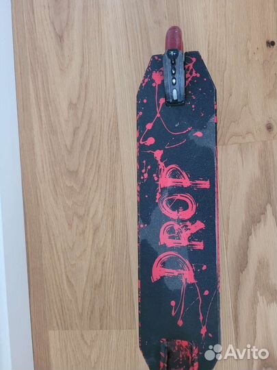 Трюковой самокат tech team Drop black/red