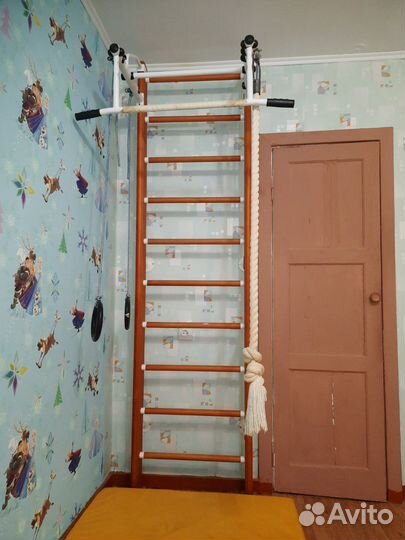 Детская спортивная шведская стенка деревянная