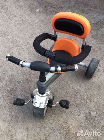 Детский трёхколёсный волесипед rocket