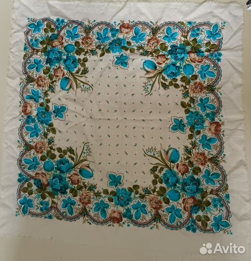 Разные Павловопосадские платки. Шали.Шерсть.СССР