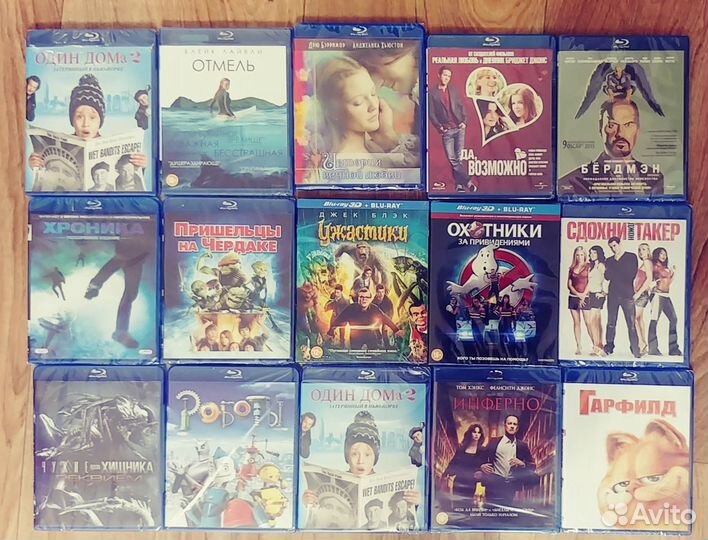 Фильмы на Blu ray часть 3 лицензия более 200 штук