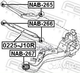 Сайлентблок рычага nissan qashqai 06/X-trail T