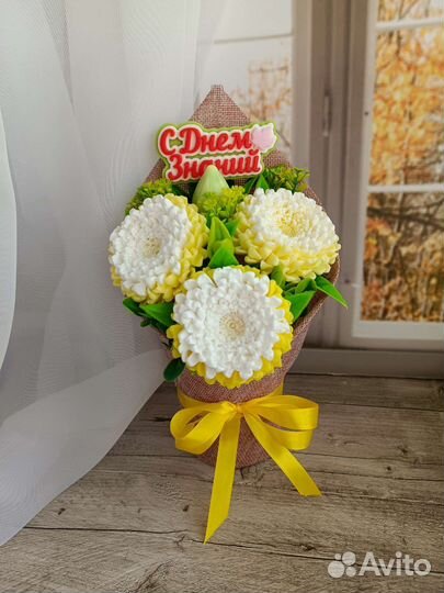 Цветы из мыла