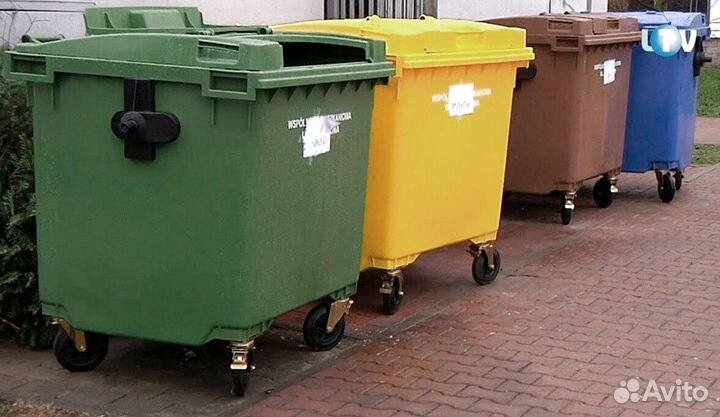 Пластиковый контейнер 1100л. Арт. 53757