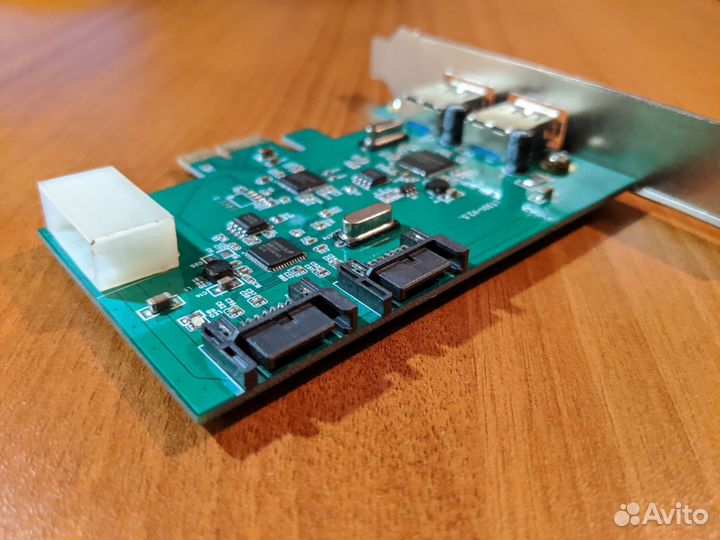 Карта PCI-E XT-xinte LT301 на 2 USB 3.0 и 2 SATA 3