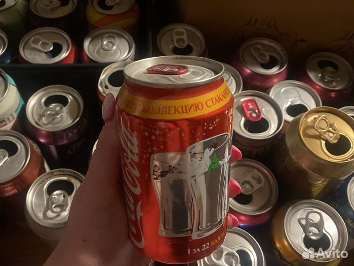 Коллекция баночек из под газировки