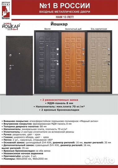 Дверь входная