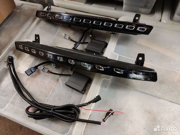 Дхо поворотник переднего бампера Audi Q7 ресталинг