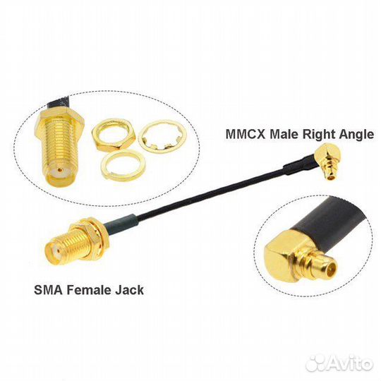 Переходник SMA F на mmcx M90