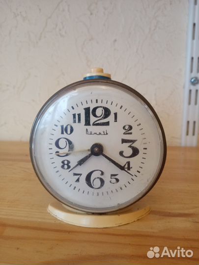 Будильник СССР, часы советские. Лот 56