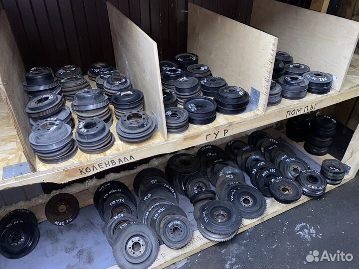 Шкив, демпфер, помпы, гур, коленвала - бмв