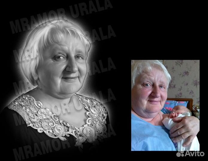 Фото на памятник, реставрация