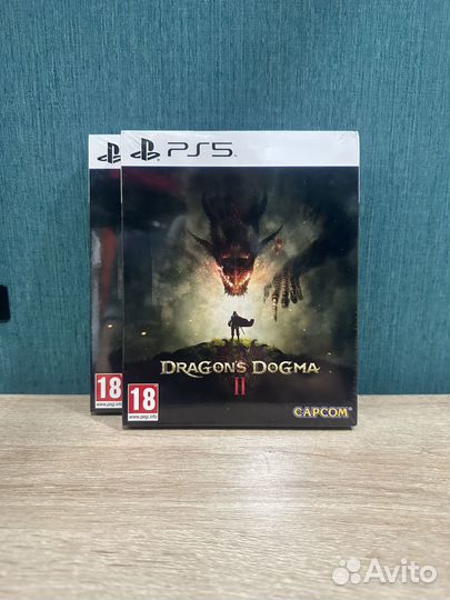 Диск PS5 Dragons dogma 2 Steel book. Диск