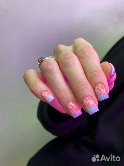 Покрытие гель лак/маникюр/наращивание/педикюр