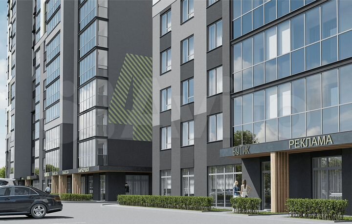 2-к. квартира, 72,1 м², 15/15 эт.