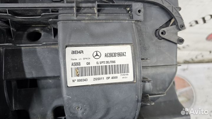 Салонная печка Mercedes Vito Viano W 639