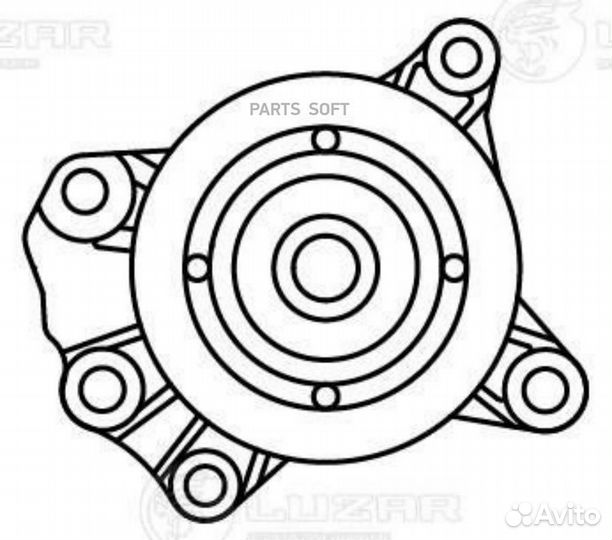 Luzar LWP-1951 Насос водяной для а/м Toyota Aygo