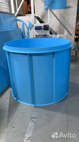 Купель 1,5x1,2 пластиковая