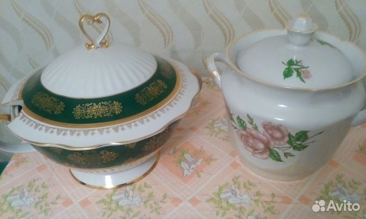Фарфоровые супницы СССР