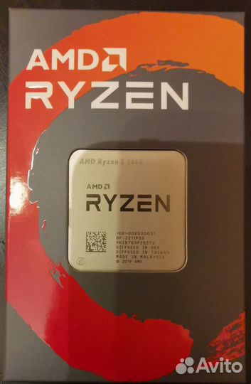 Процессор amd ryzen 5 3600 box