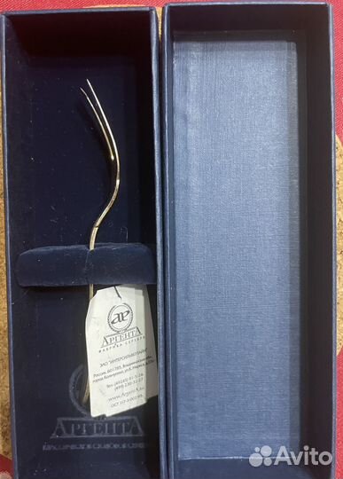 Вилка для лимона серебро