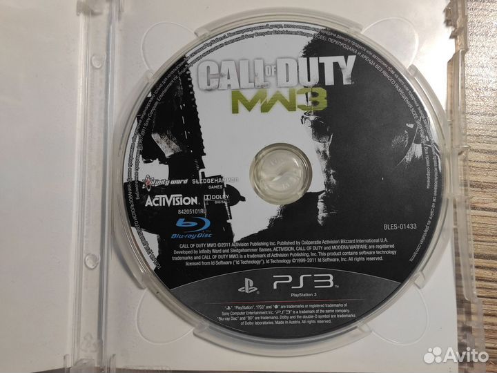 The call OF duty MW3 игра для приставки ps3