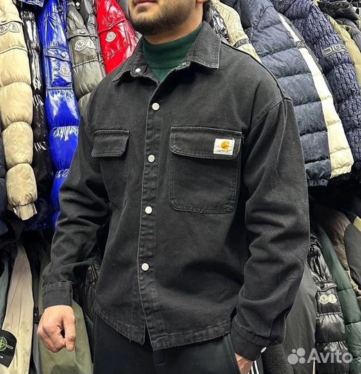 Джинсовая куртка carhartt