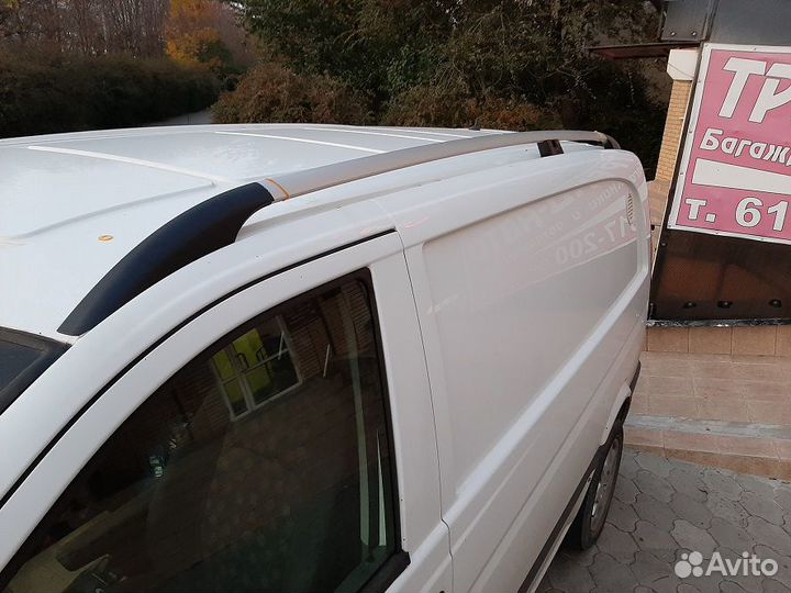 Рейлинги на крышу Вито / Виано серые, Лонг