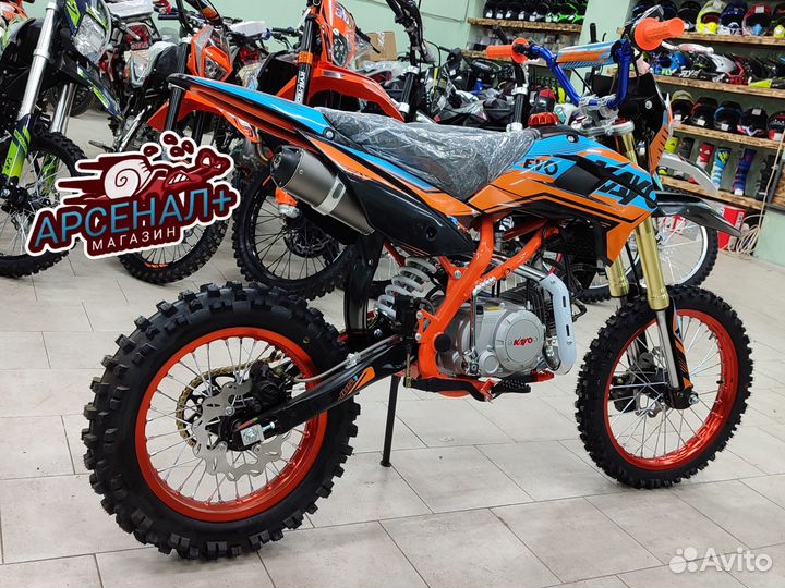 Питбайк kayo evolution yx140em (эл.стартер)