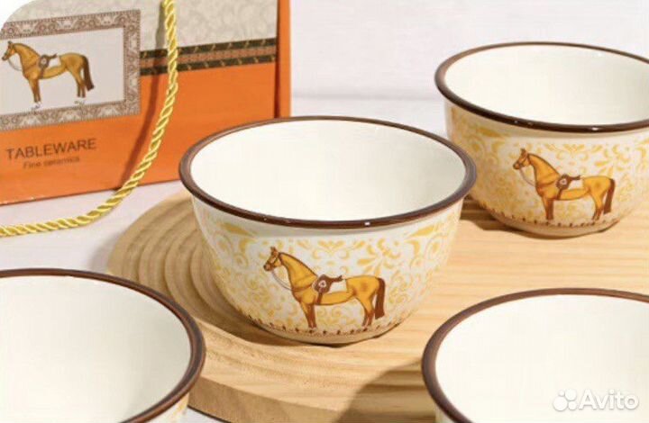 Японские чашки для чая и еды с палочками для еды