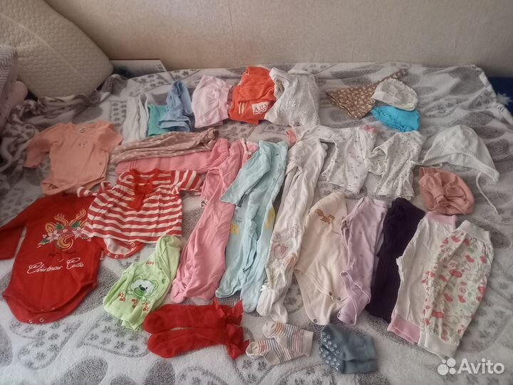 Вещи пакетом на девочку 68 74 размер