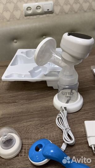 Молокоотсос электрический, ручной 2в1 новый
