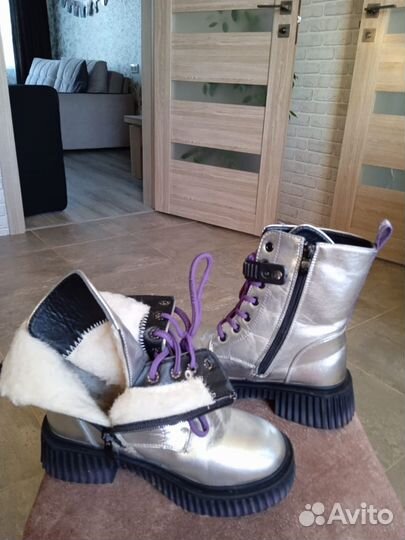 Ботинки зимние для девочки 32 размер